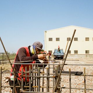 測量螺栓預埋高度